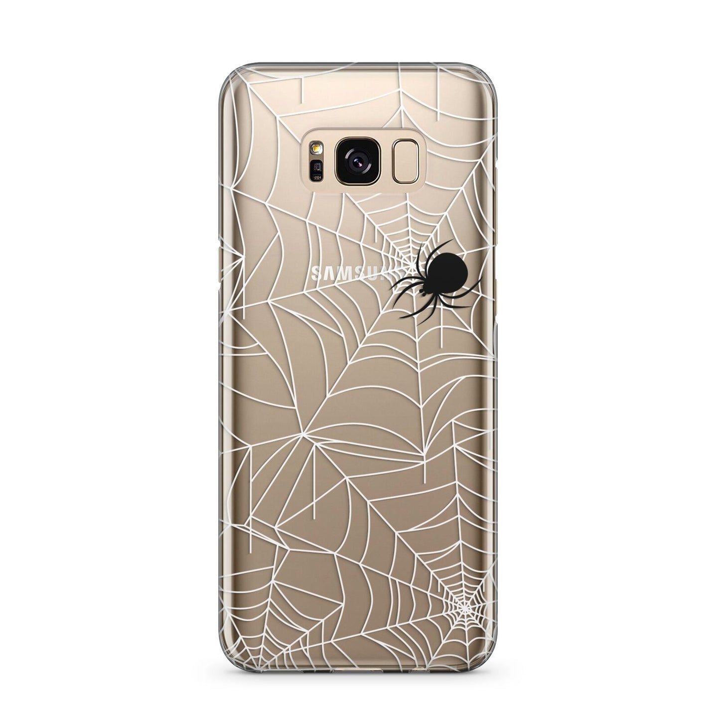 White Cobwebs with Transparent Background Samsung Galaxy S8 Plus Case