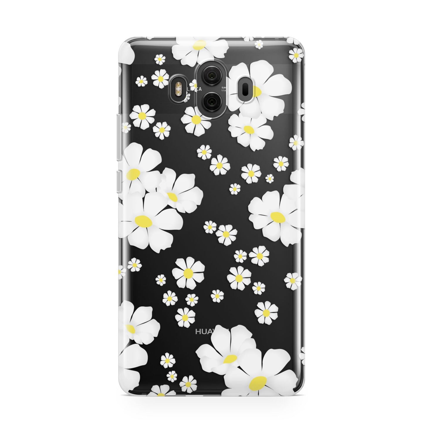 White Daisy Flower Huawei Mate 10 Protective Phone Case