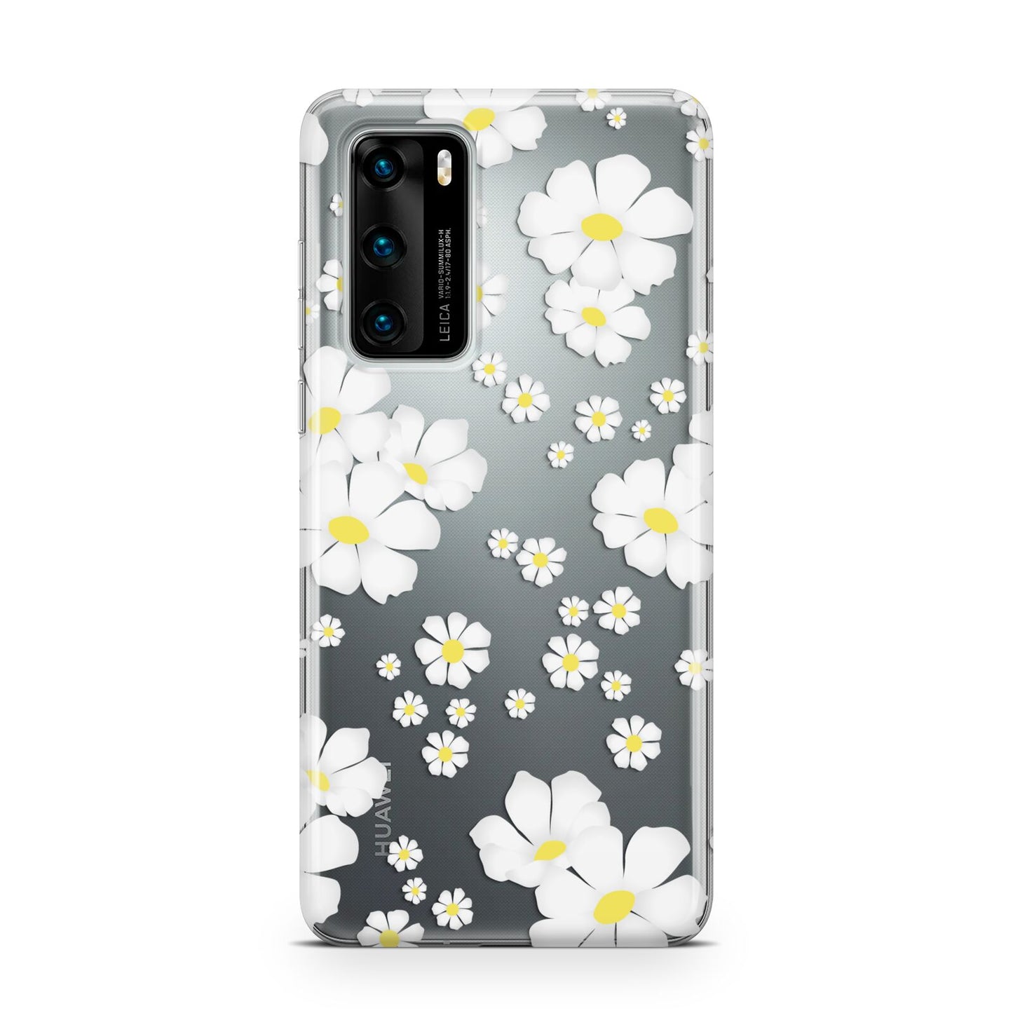 White Daisy Flower Huawei P40 Phone Case