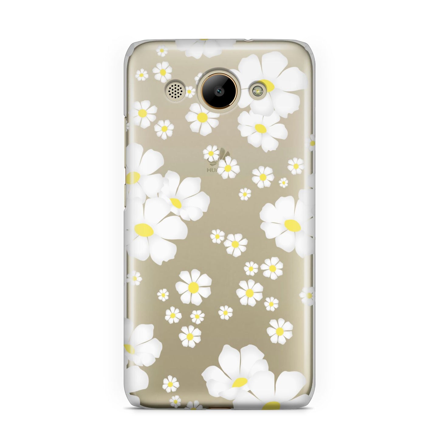 White Daisy Flower Huawei Y3 2017