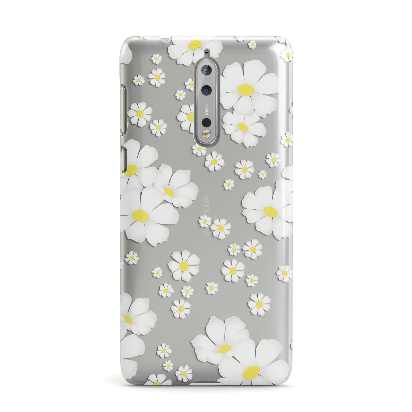 White Daisy Flower Nokia Case