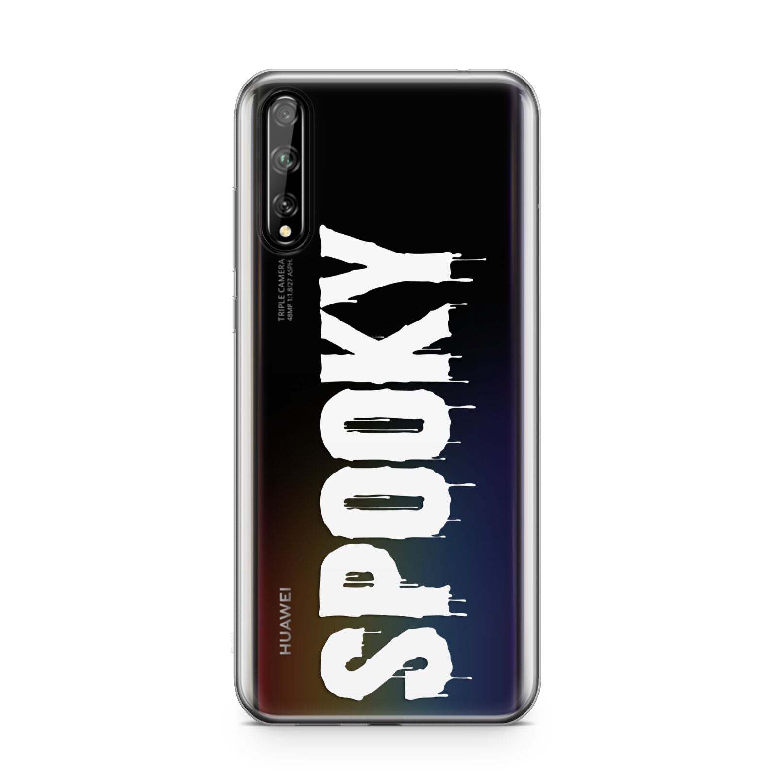 White Dripping Spooky Text Huawei Enjoy 10s Phone Case