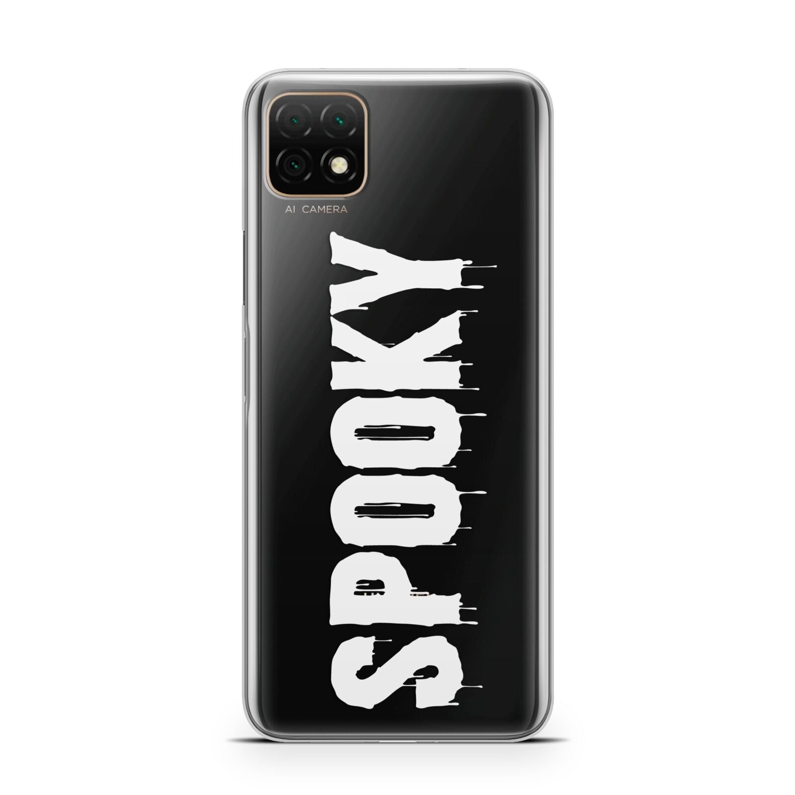 White Dripping Spooky Text Huawei Enjoy 20 Phone Case