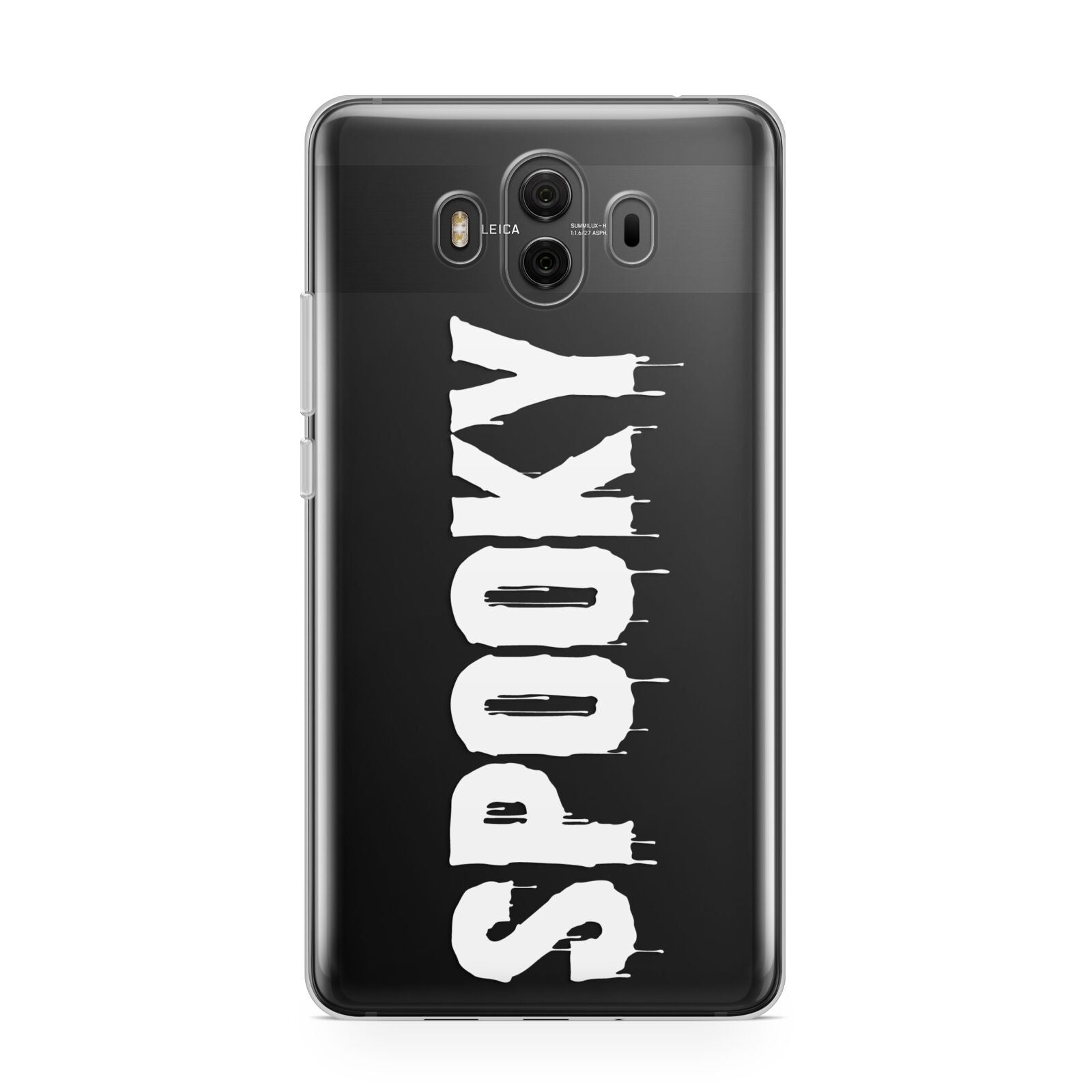 White Dripping Spooky Text Huawei Mate 10 Protective Phone Case