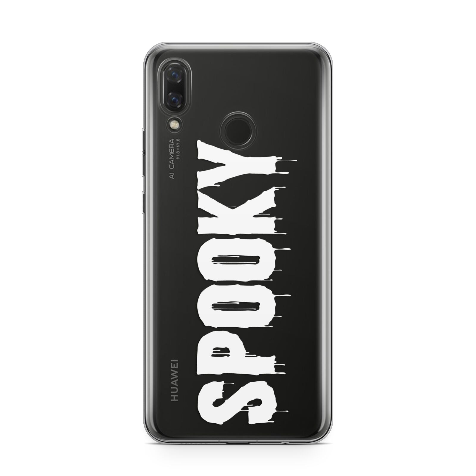 White Dripping Spooky Text Huawei Nova 3 Phone Case