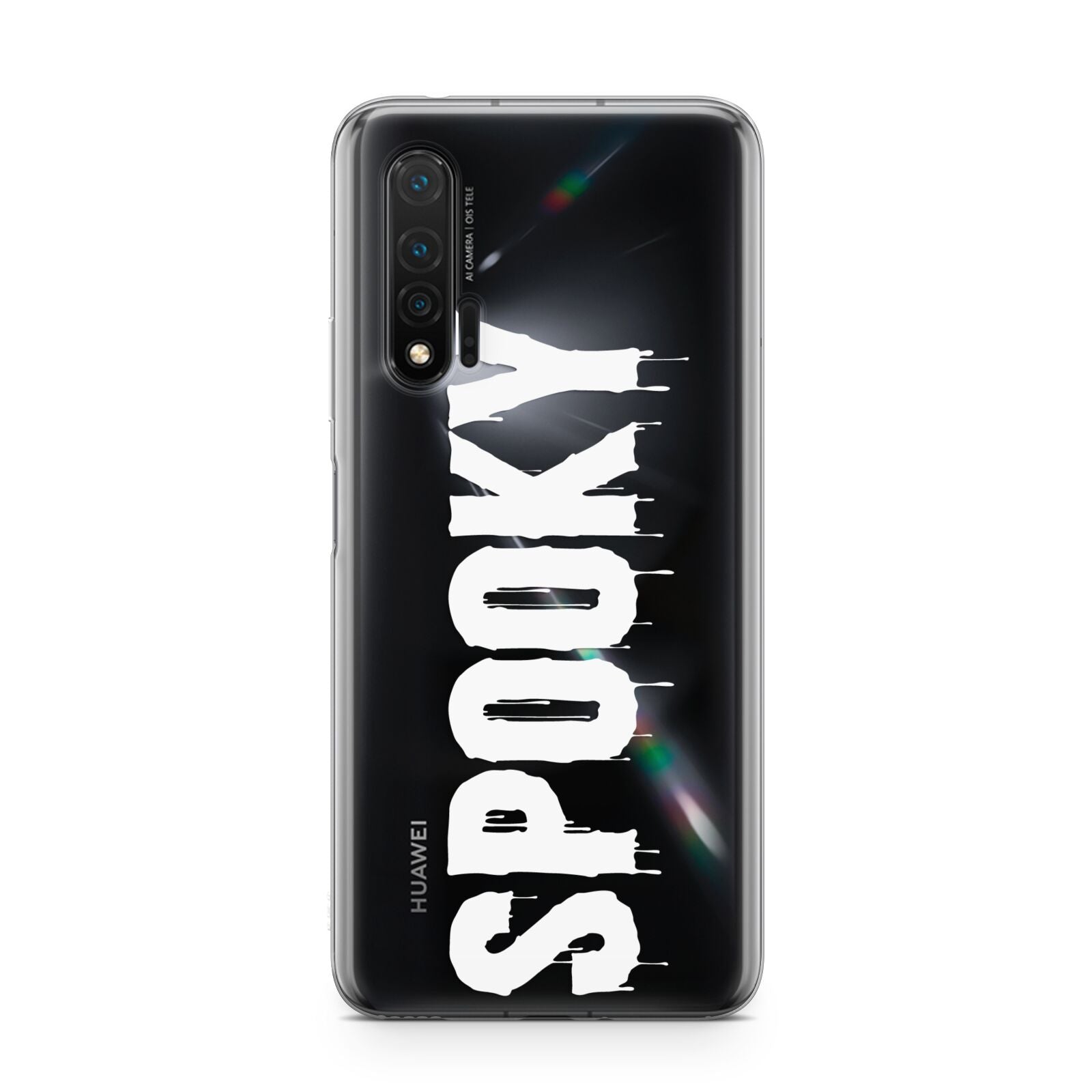 White Dripping Spooky Text Huawei Nova 6 Phone Case