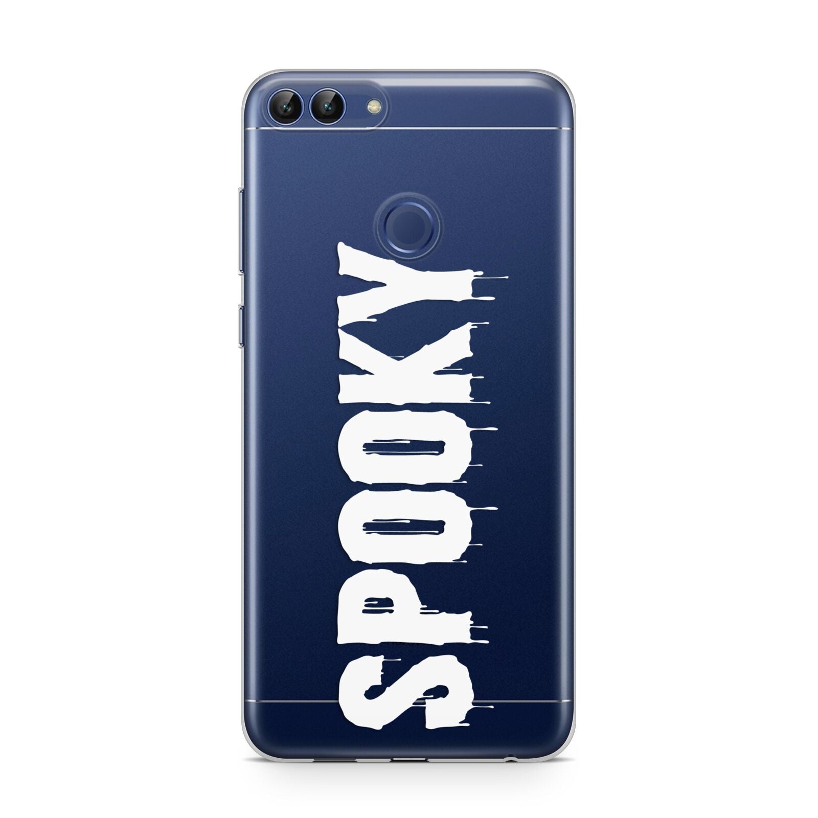 White Dripping Spooky Text Huawei P Smart Case