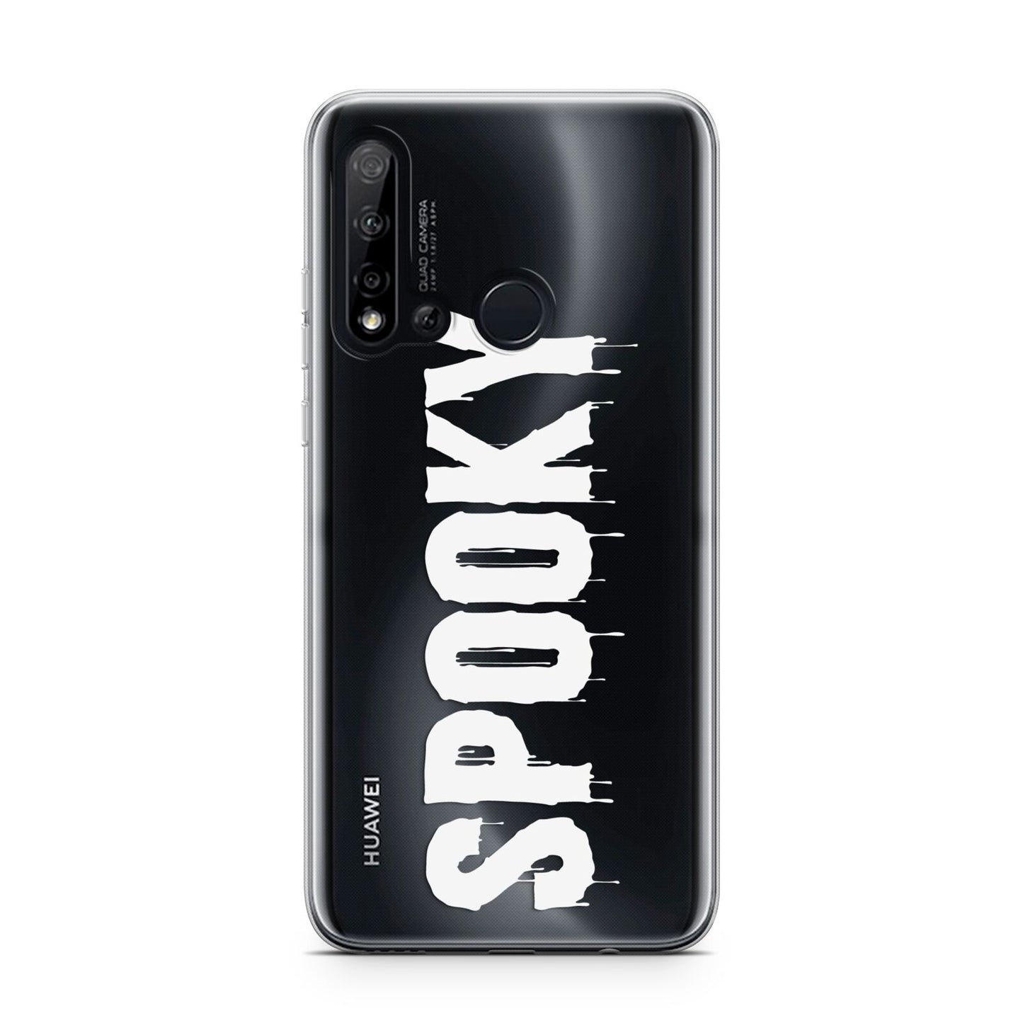 White Dripping Spooky Text Huawei P20 Lite 5G Phone Case