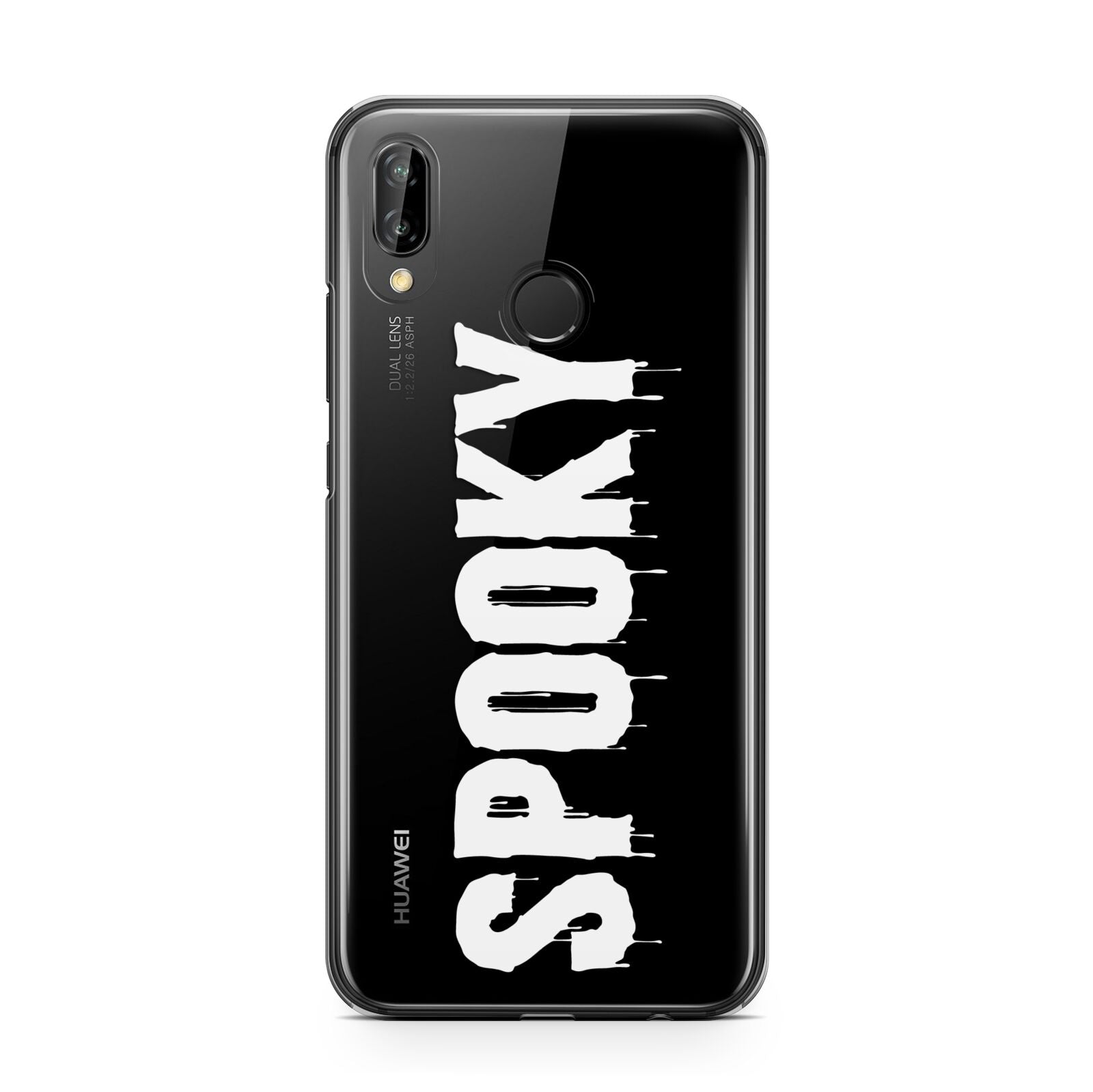 White Dripping Spooky Text Huawei P20 Lite Phone Case