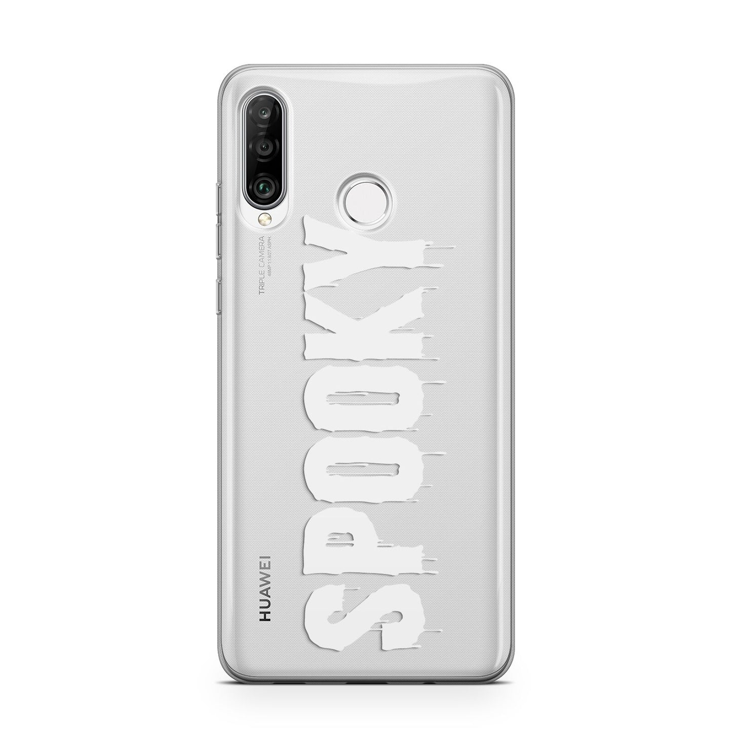 White Dripping Spooky Text Huawei P30 Lite Phone Case