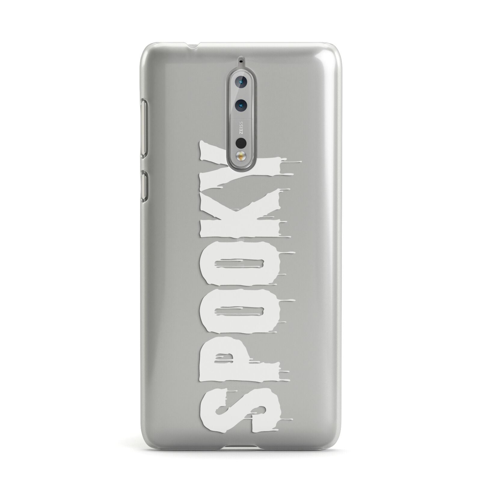 White Dripping Spooky Text Nokia Case