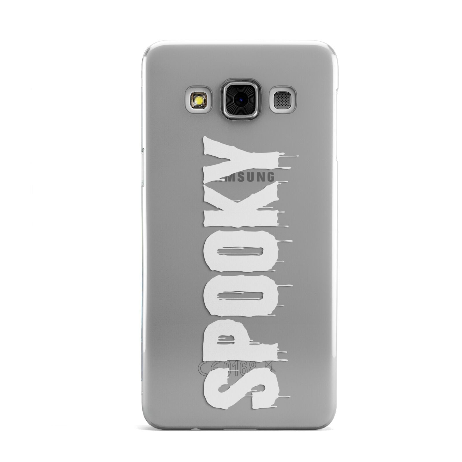 White Dripping Spooky Text Samsung Galaxy A3 Case