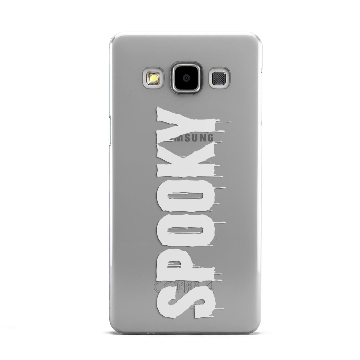 White Dripping Spooky Text Samsung Galaxy A5 Case