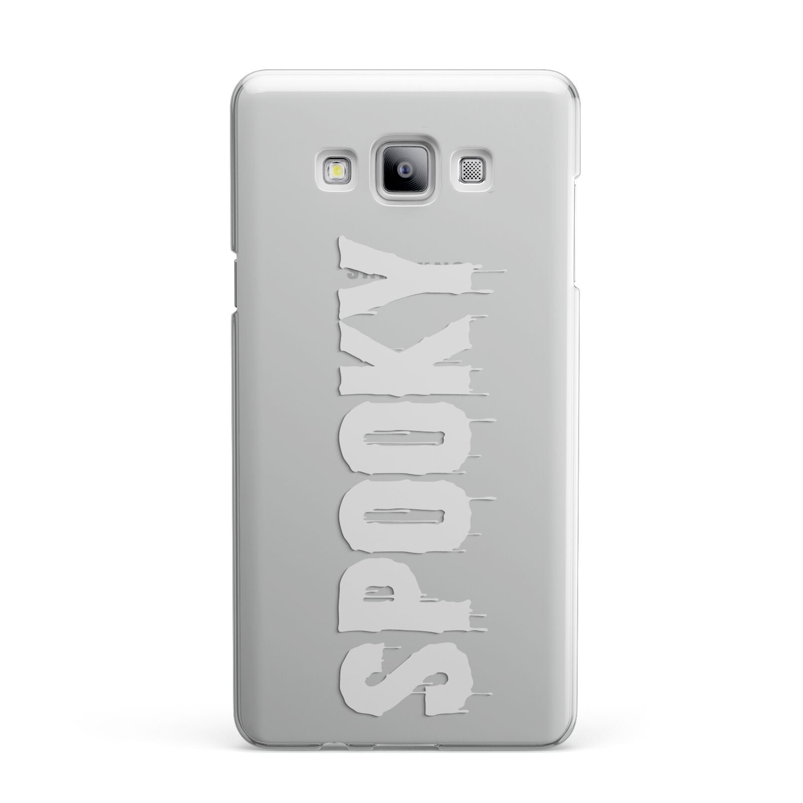 White Dripping Spooky Text Samsung Galaxy A7 2015 Case