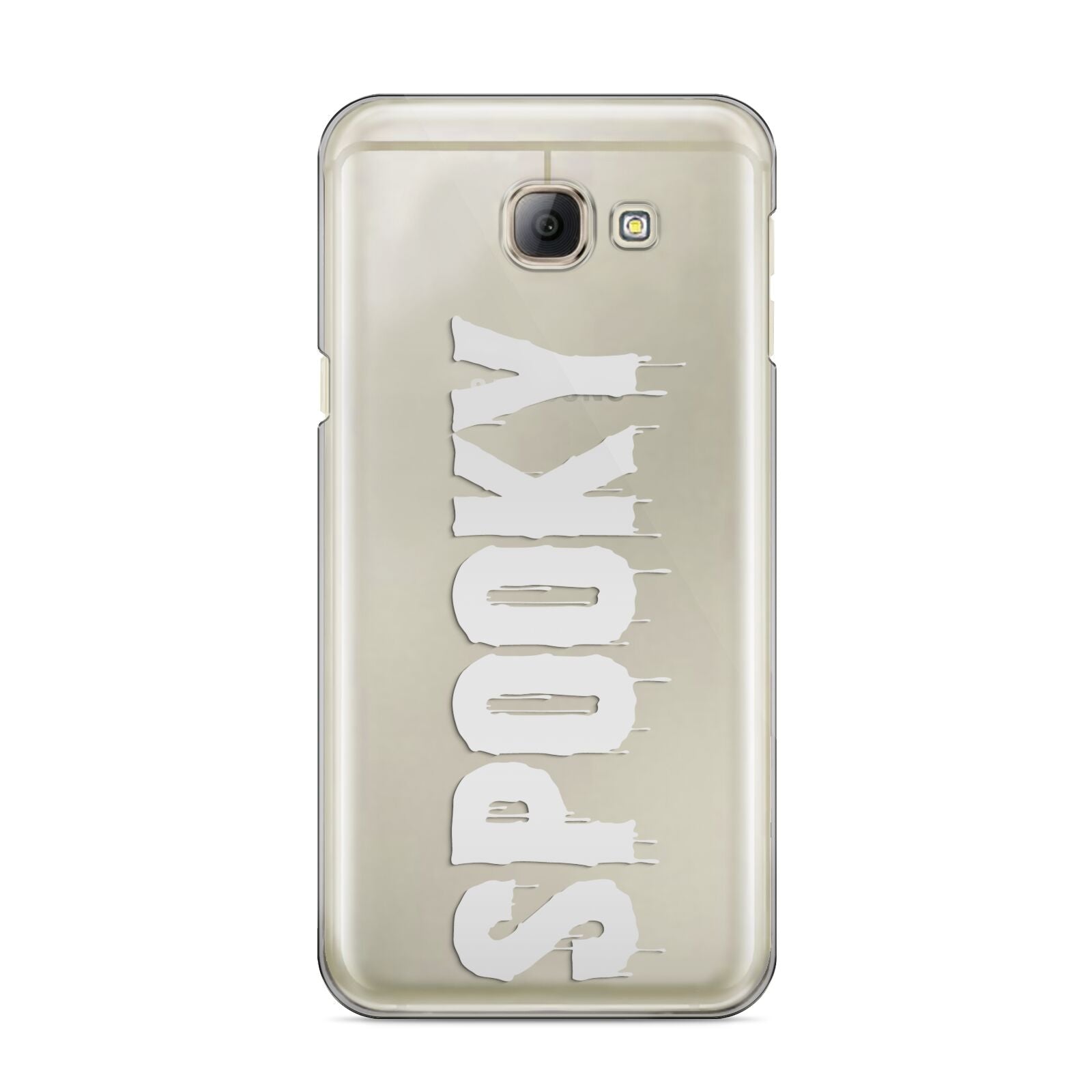 White Dripping Spooky Text Samsung Galaxy A8 2016 Case