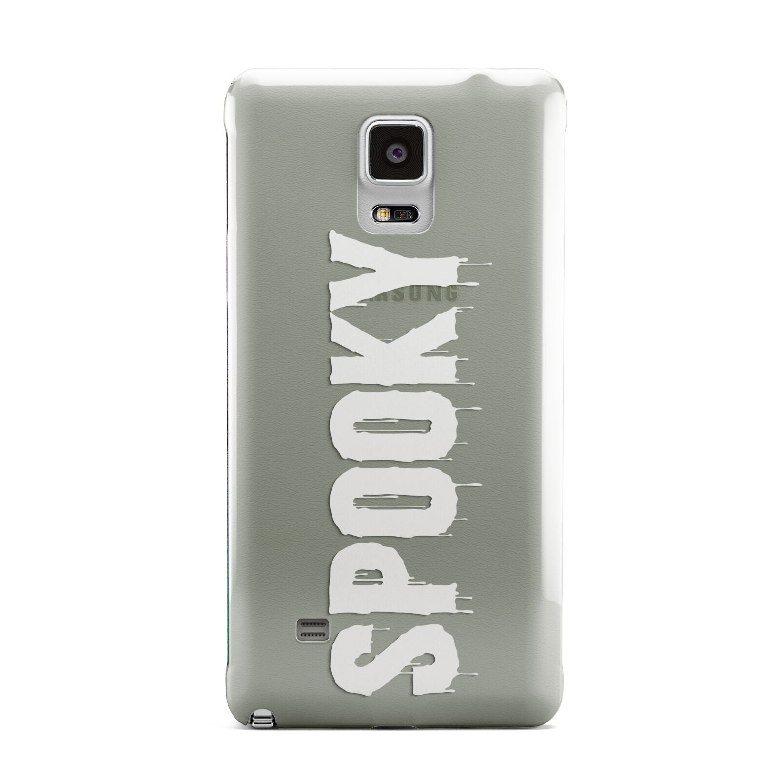 White Dripping Spooky Text Samsung Galaxy Note 4 Case