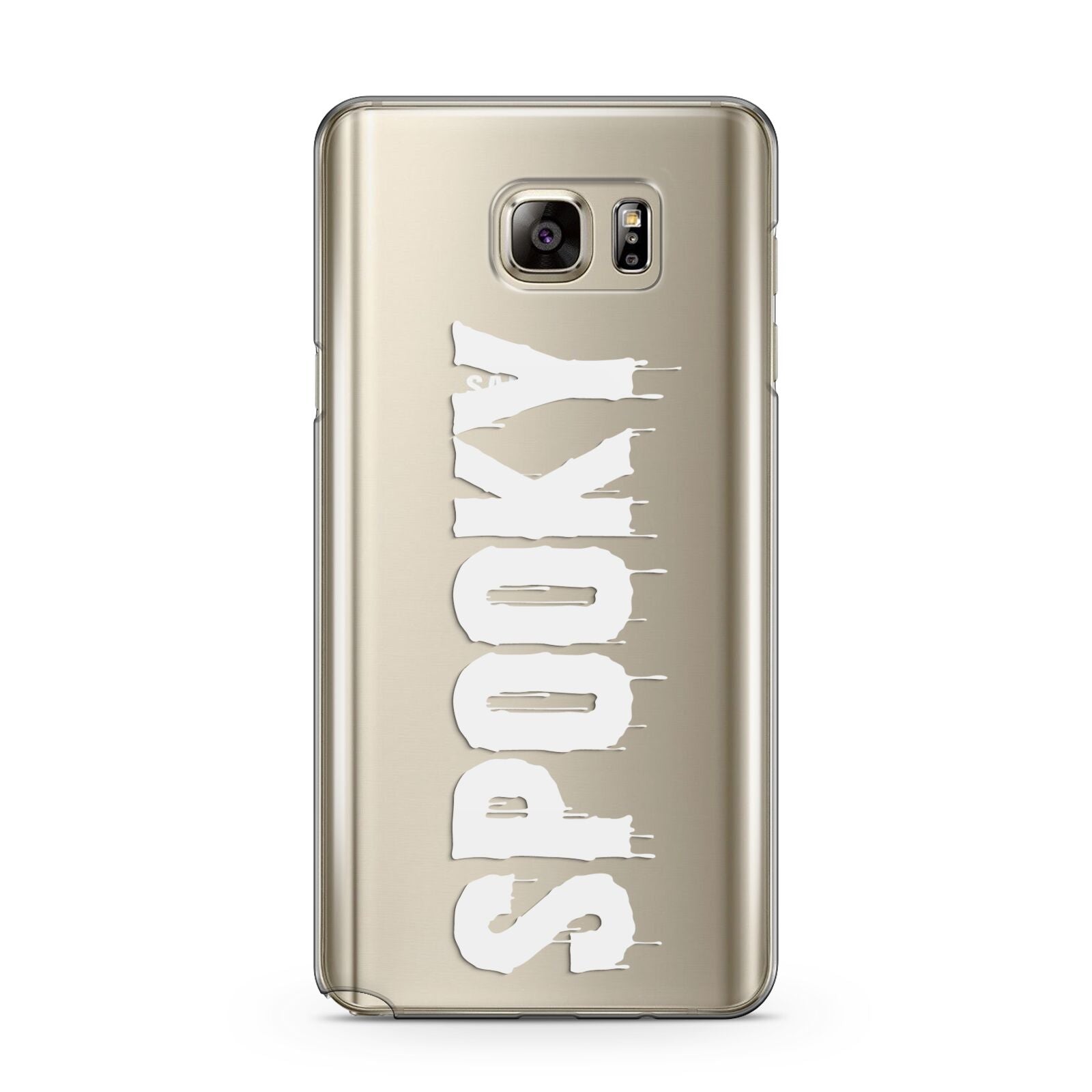 White Dripping Spooky Text Samsung Galaxy Note 5 Case