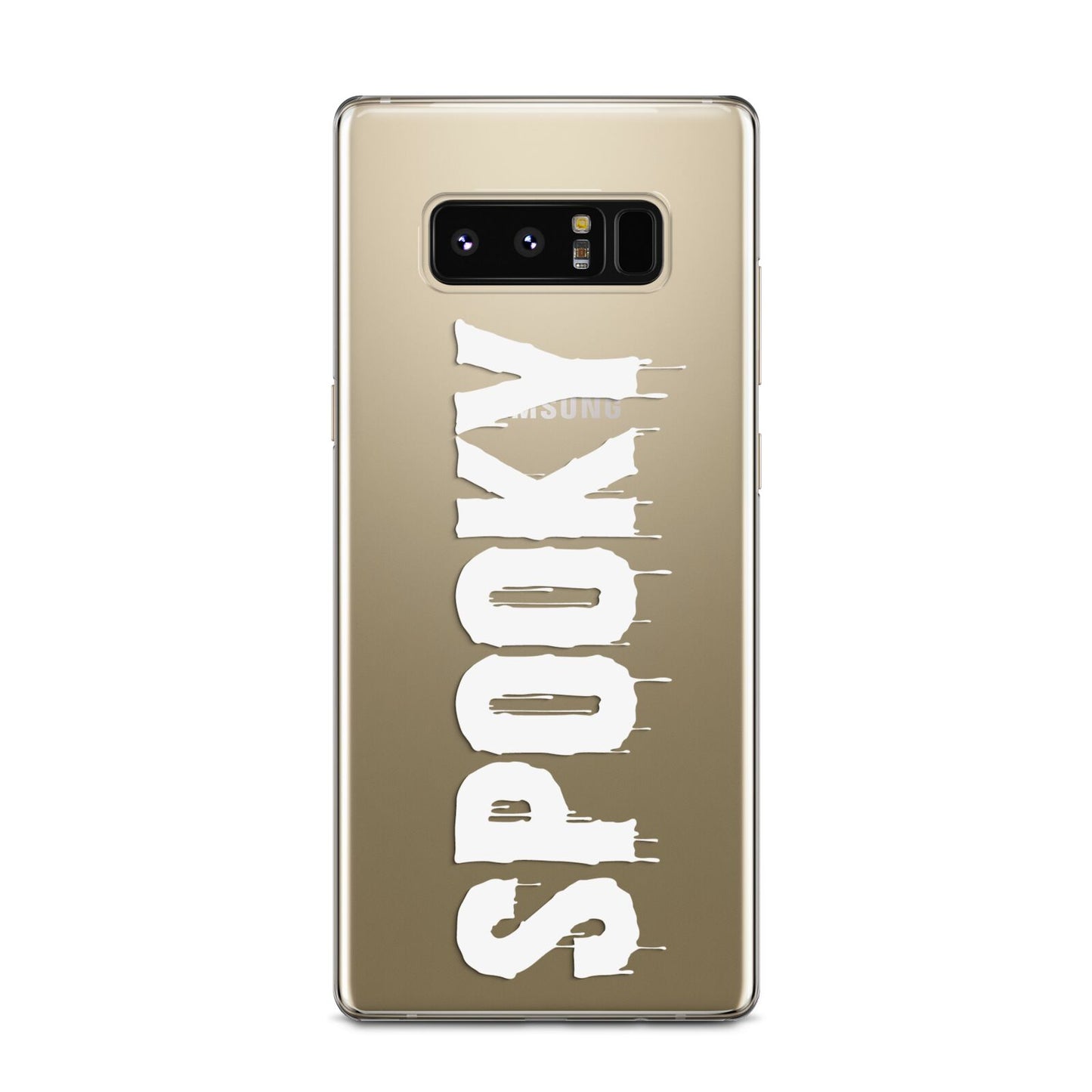 White Dripping Spooky Text Samsung Galaxy Note 8 Case