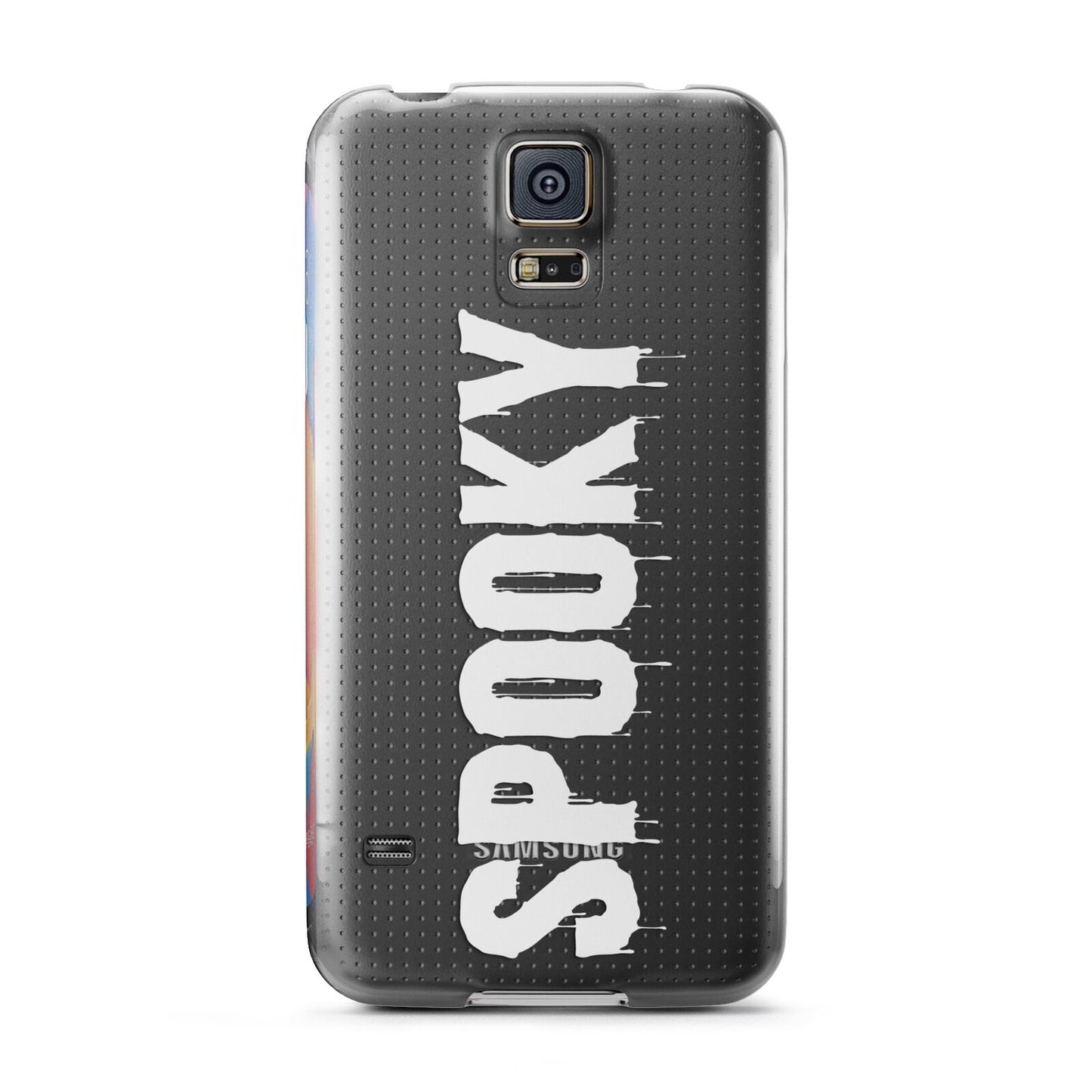 White Dripping Spooky Text Samsung Galaxy S5 Case