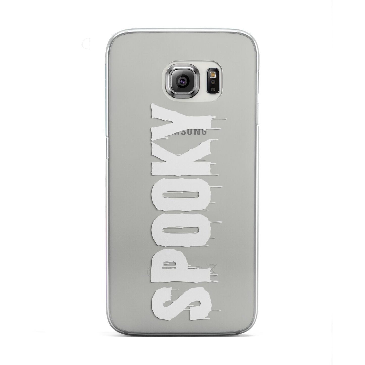 White Dripping Spooky Text Samsung Galaxy S6 Edge Case