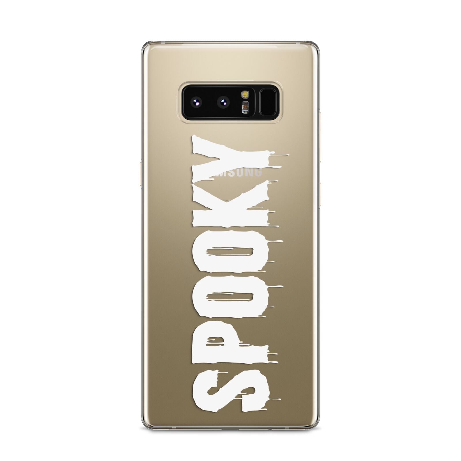 White Dripping Spooky Text Samsung Galaxy S8 Case