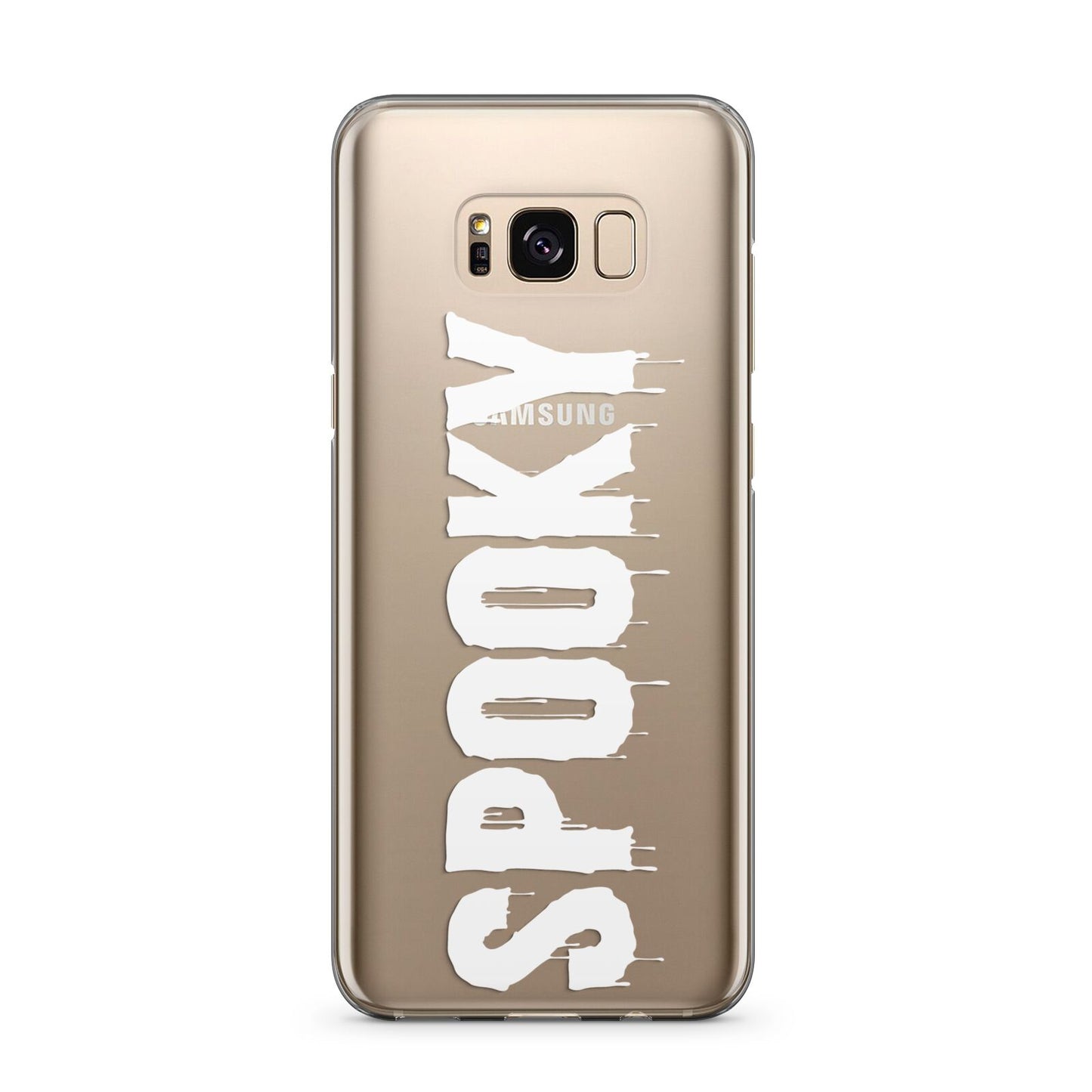 White Dripping Spooky Text Samsung Galaxy S8 Plus Case