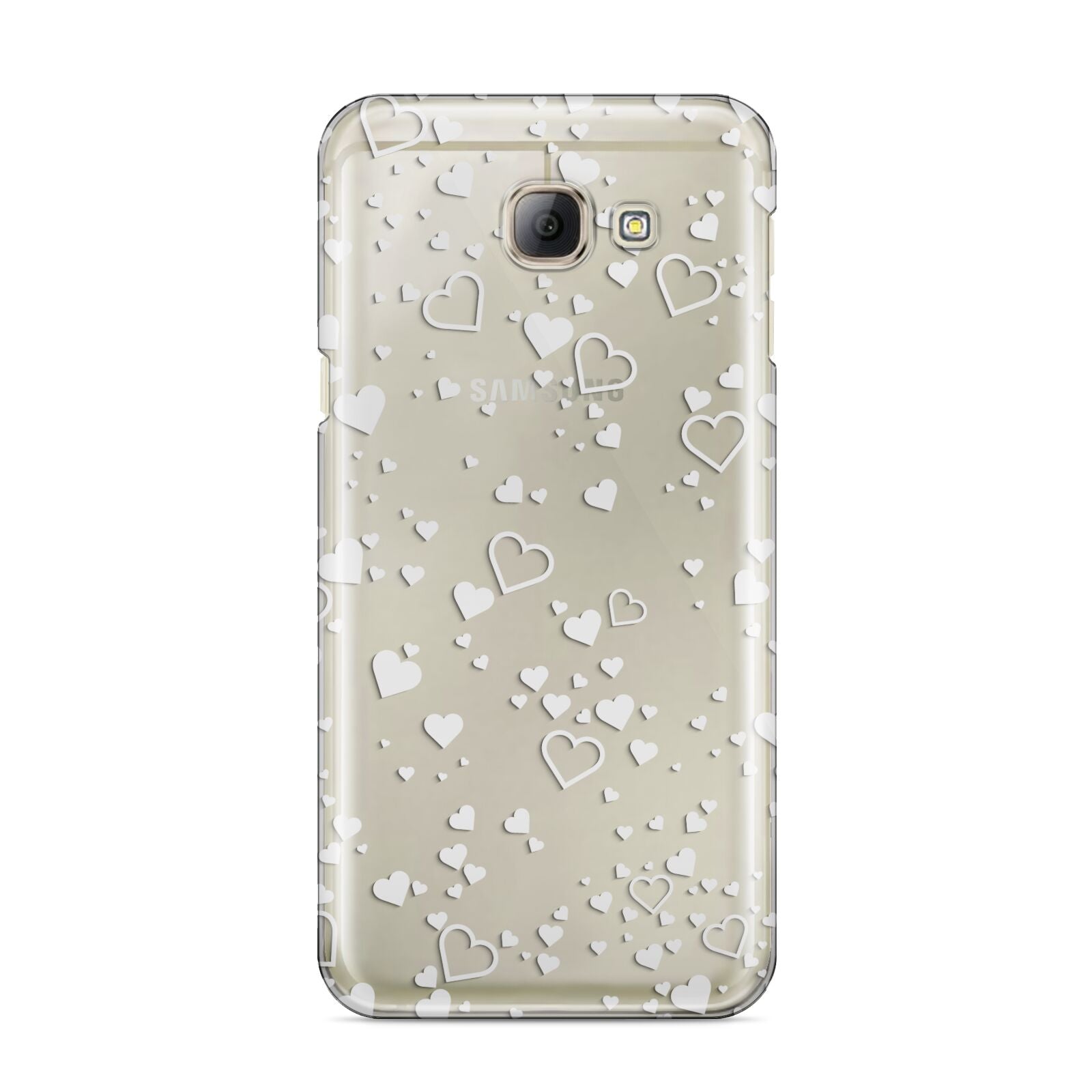 White Heart Samsung Galaxy A8 2016 Case