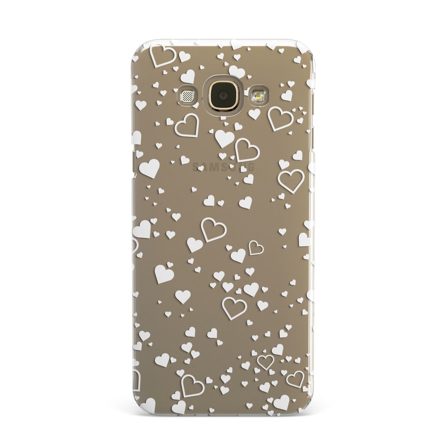 White Heart Samsung Galaxy A8 Case