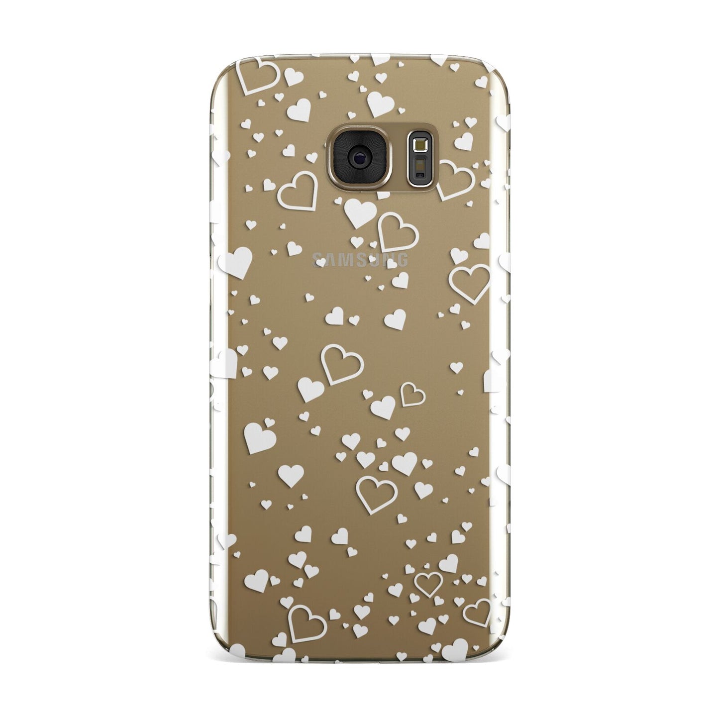 White Heart Samsung Galaxy Case