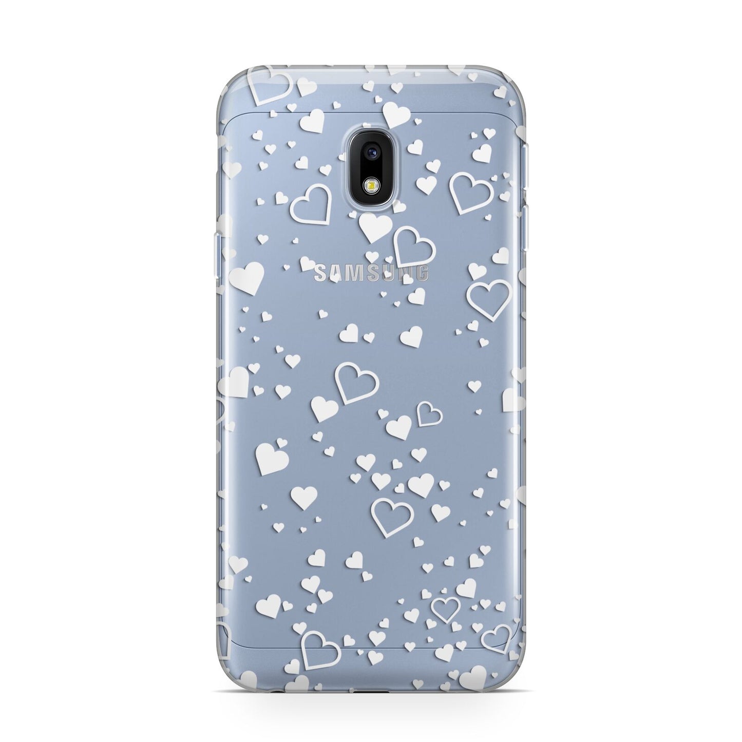 White Heart Samsung Galaxy J3 2017 Case