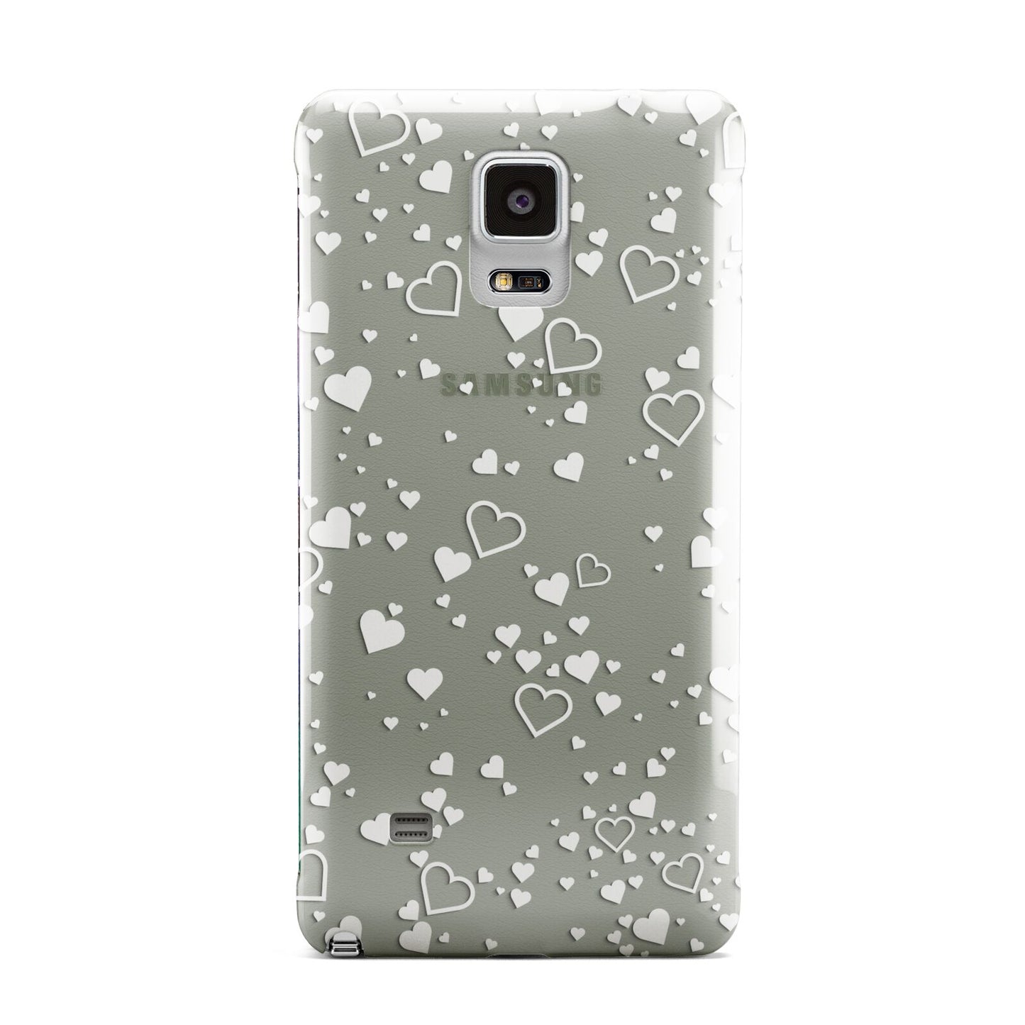 White Heart Samsung Galaxy Note 4 Case