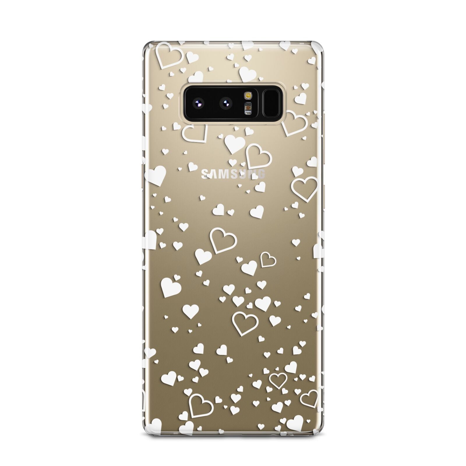 White Heart Samsung Galaxy Note 8 Case