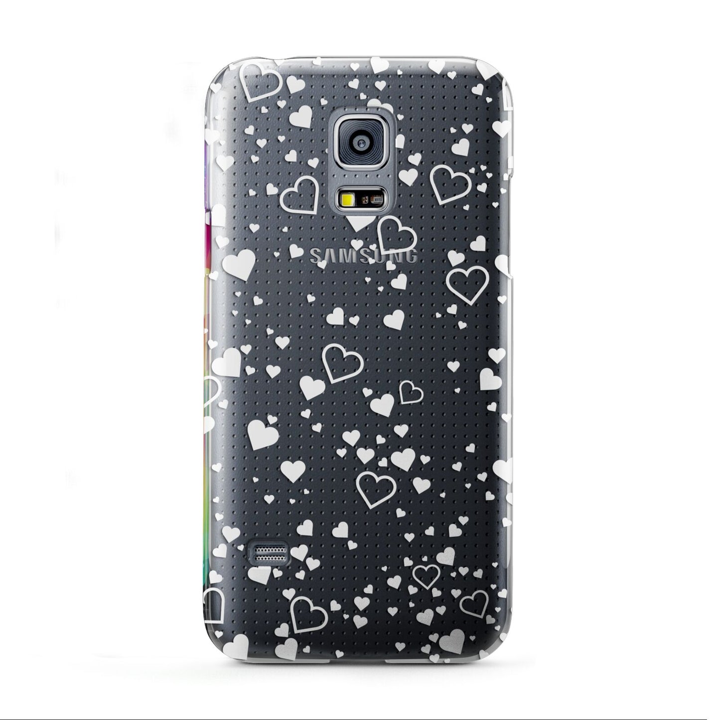 White Heart Samsung Galaxy S5 Mini Case