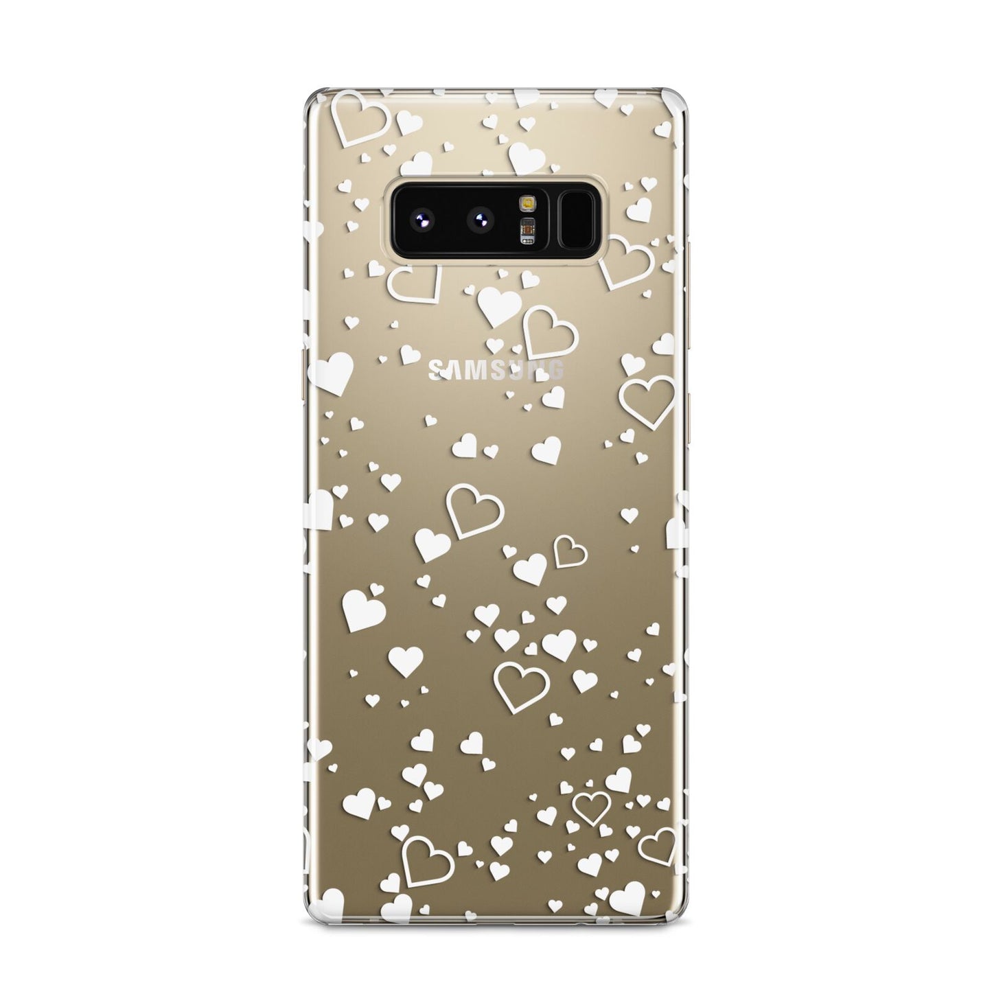 White Heart Samsung Galaxy S8 Case