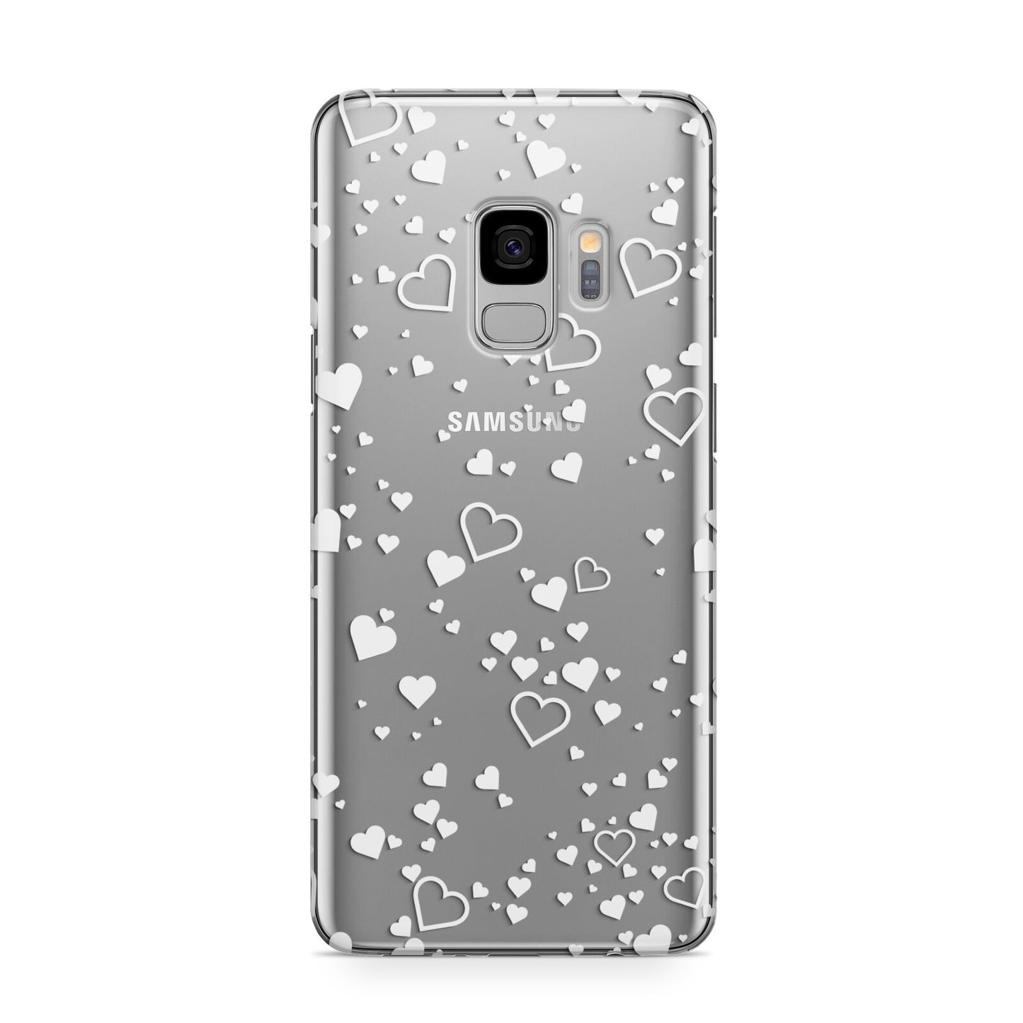 White Heart Samsung Galaxy S9 Case