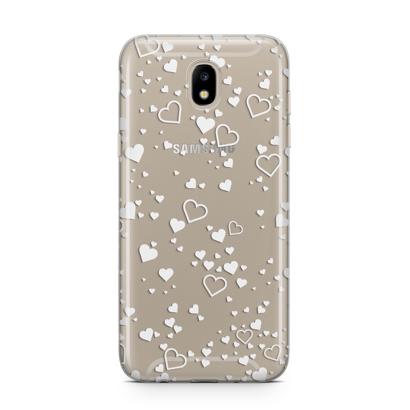 White Heart Samsung J5 2017 Case