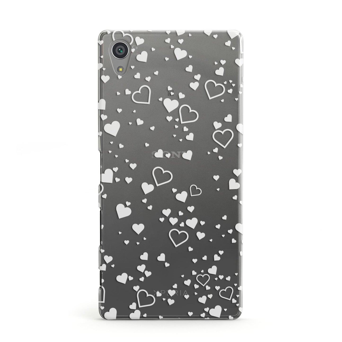 White Heart Sony Xperia Case