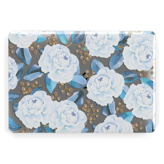 White Peonies Apple MacBook Case