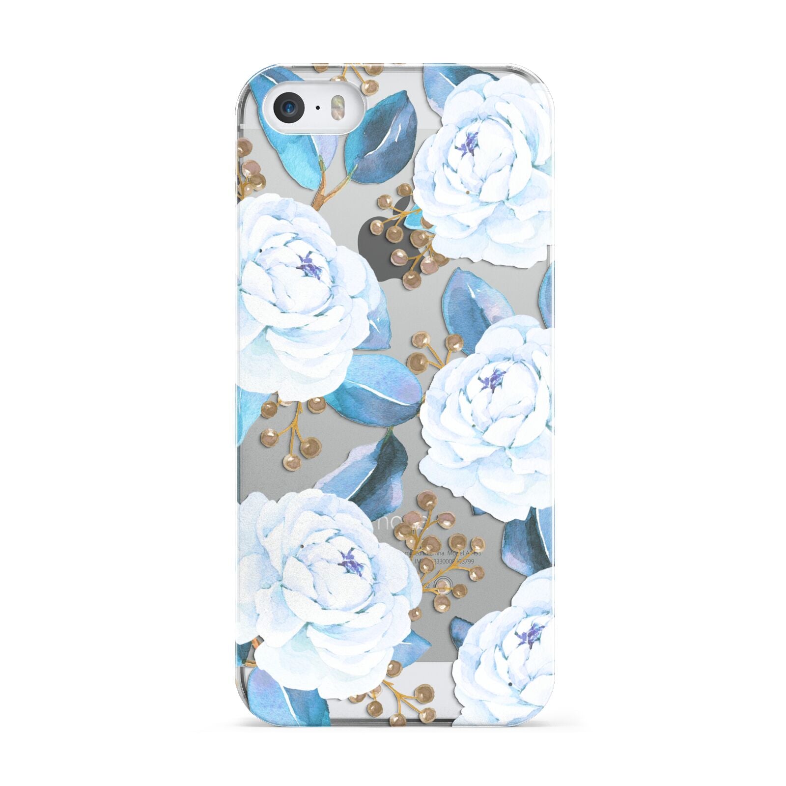 White Peonies Apple iPhone 5 Case