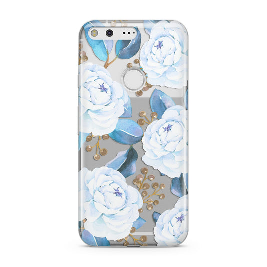 White Peonies Google Pixel Case