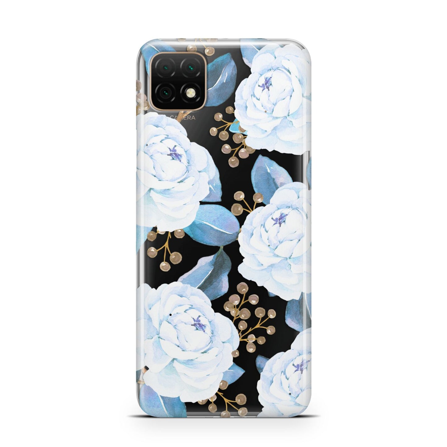 White Peonies Huawei Enjoy 20 Phone Case