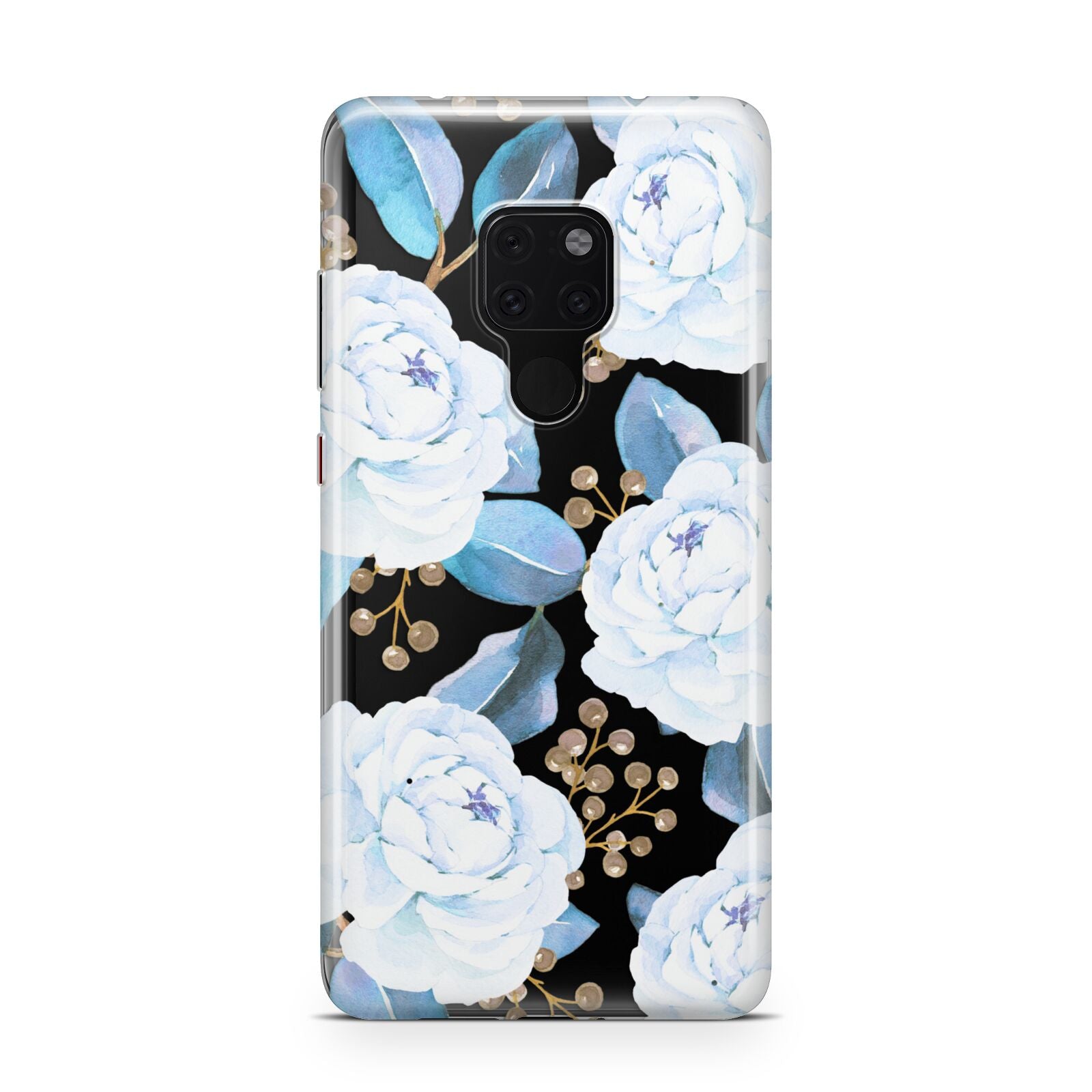 White Peonies Huawei Mate 20 Phone Case