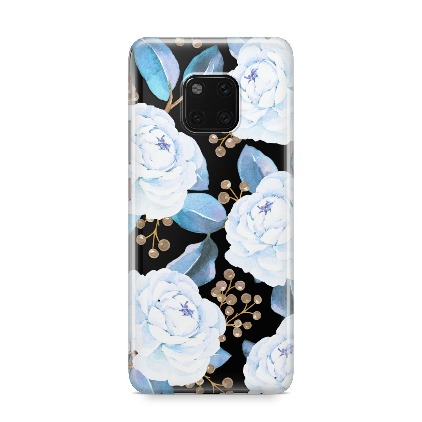 White Peonies Huawei Mate 20 Pro Phone Case