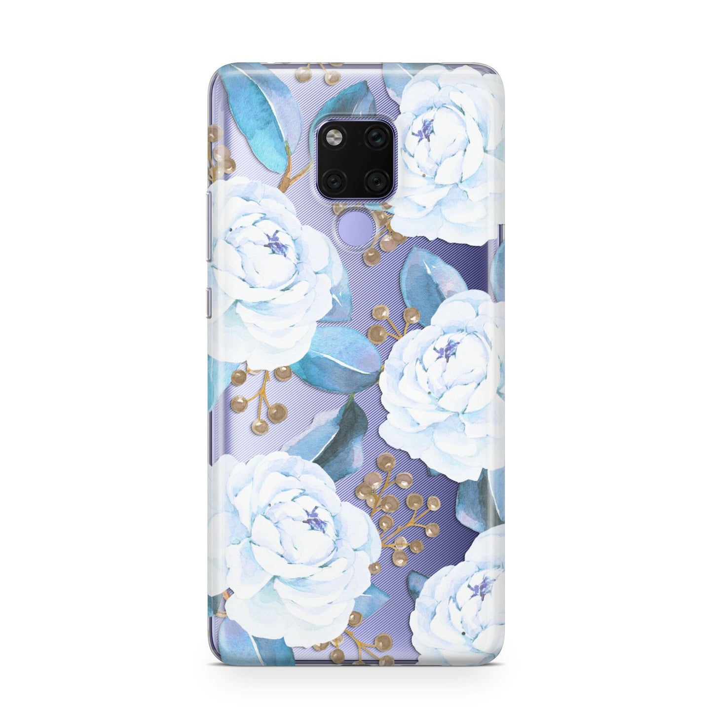 White Peonies Huawei Mate 20X Phone Case