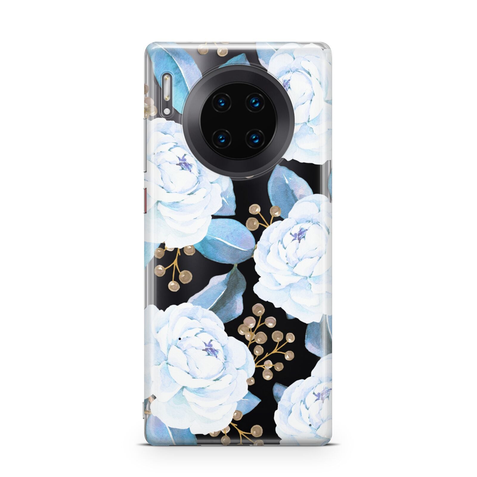 White Peonies Huawei Mate 30 Pro Phone Case