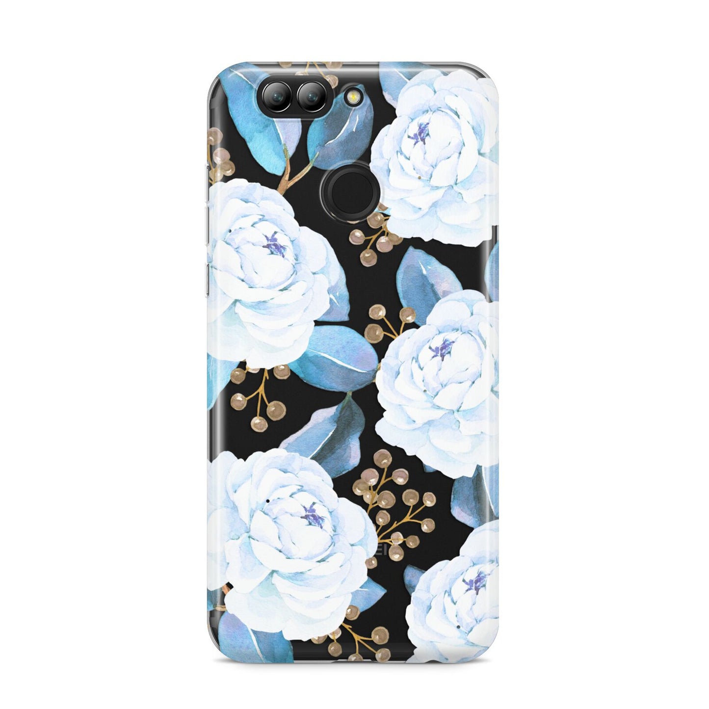 White Peonies Huawei Nova 2s Phone Case