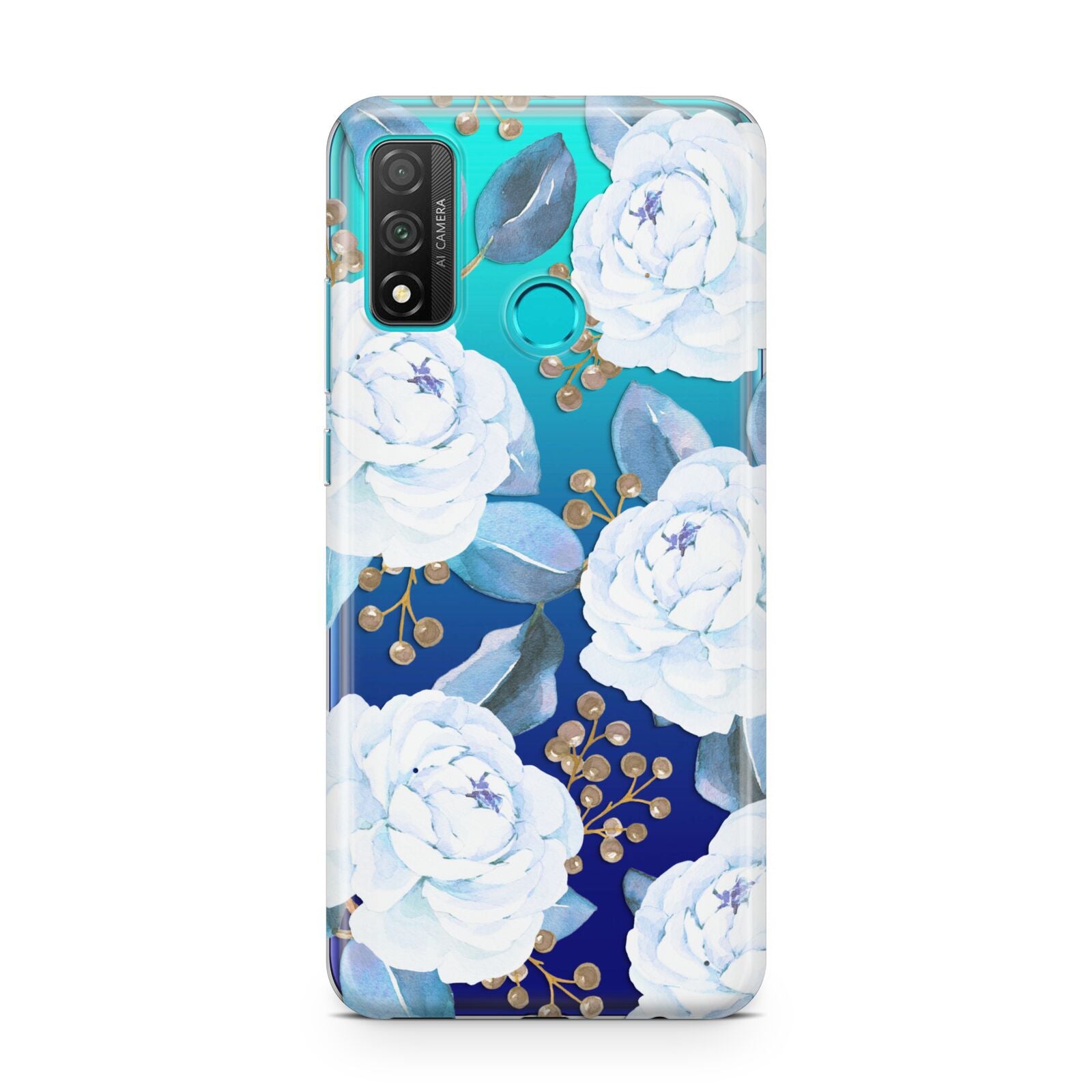 White Peonies Huawei P Smart 2020