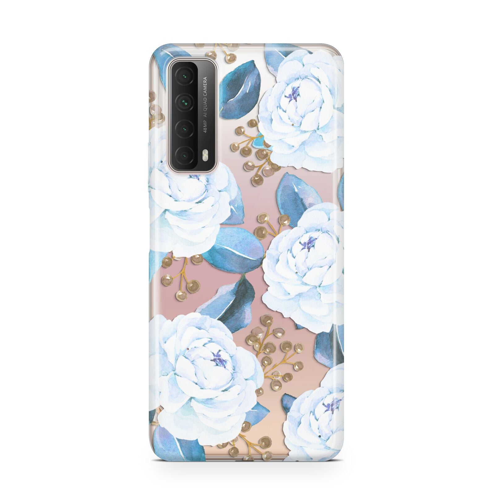 White Peonies Huawei P Smart 2021