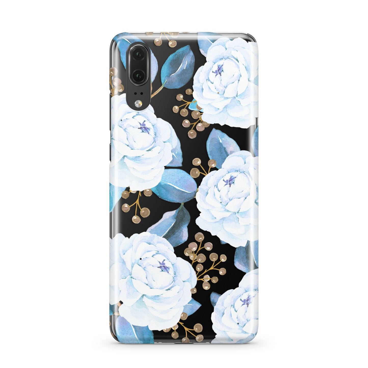 White Peonies Huawei P20 Phone Case