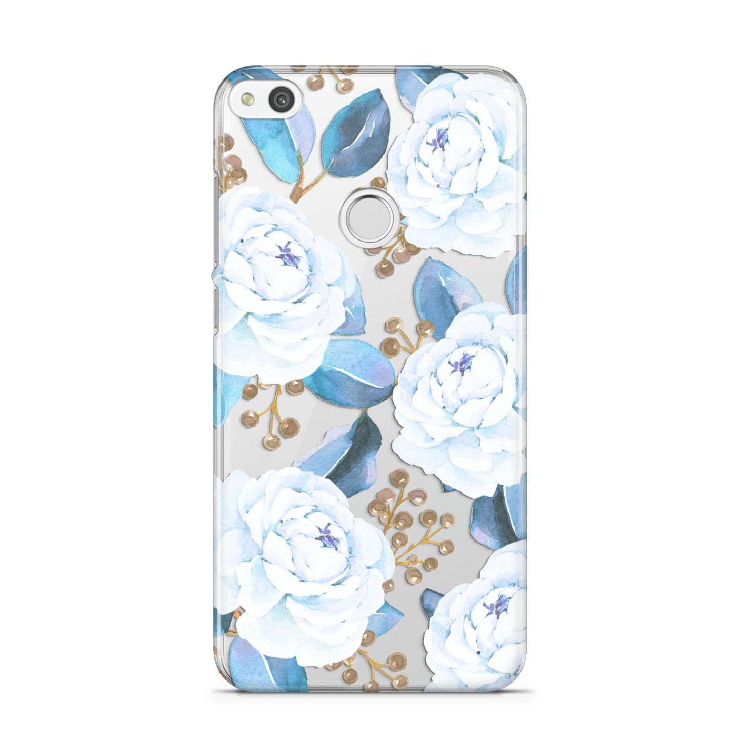 White Peonies Huawei P8 Lite Case